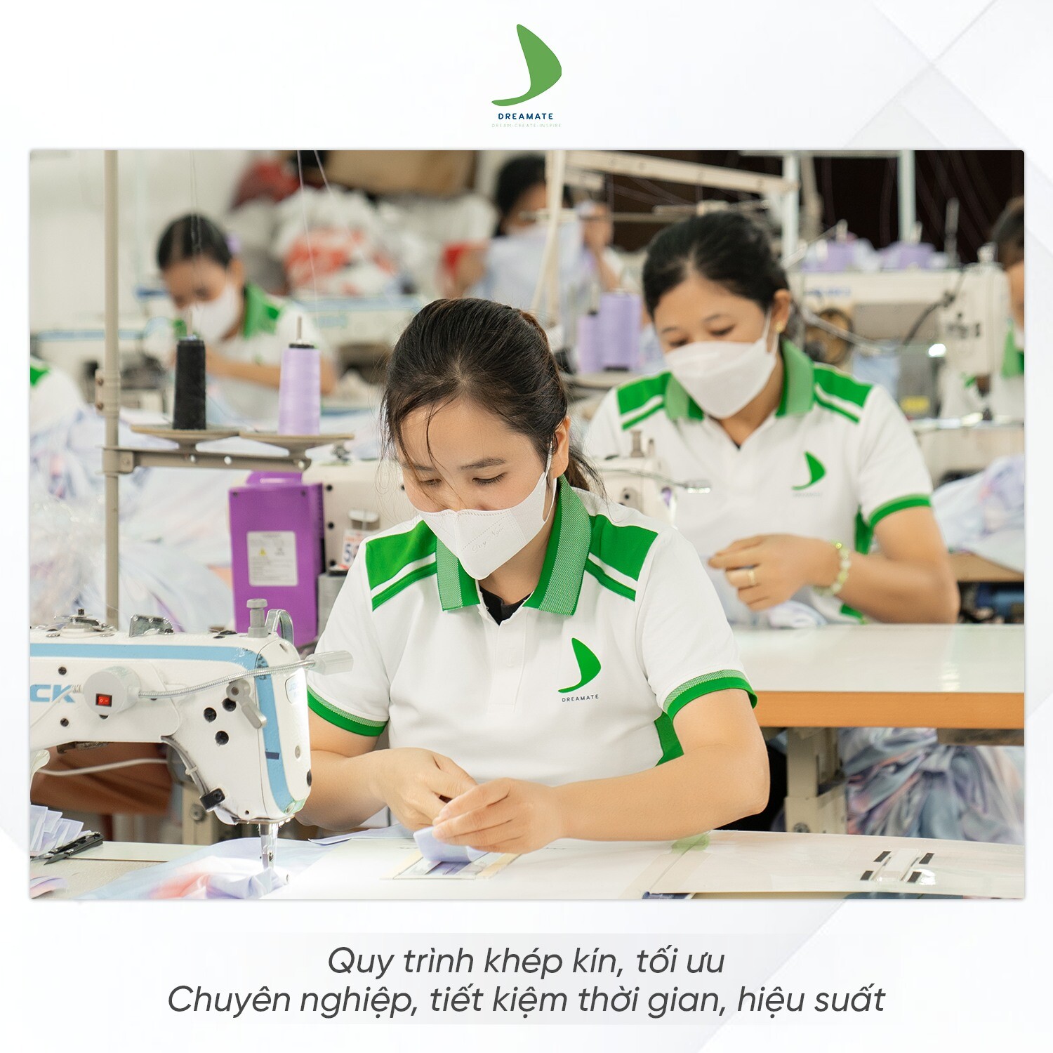 SẢN XUẤT VÀ XUẤT NHẬP KHẨU CÁNH BUỒM XANH - Dreamate Uniform 17