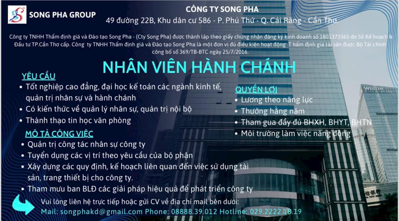 Thẩm định giá và Đào tạo Song Pha Group 6