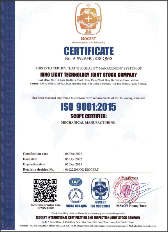 Công ty cổ phần công nghệ INNOLIGHT 10