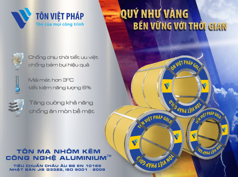 TÔN THÉP VIỆT PHÁP 9