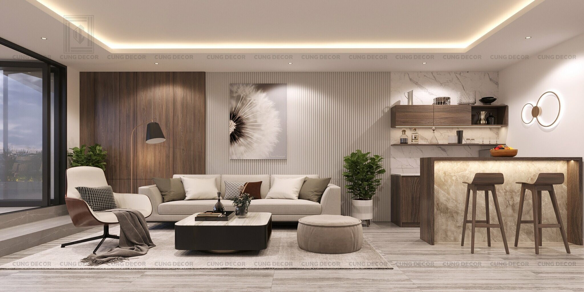 Thiết kế và Thi công nội ngoại thất Cung Decor 7