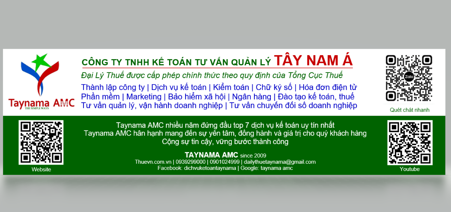 CÔNG TY TNHH KẾ TOÁN TƯ VẤN QUẢN LÝ TÂY NAM Á 4