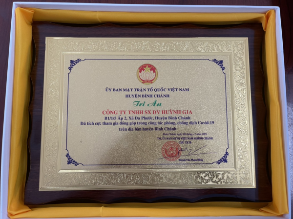 CÔNG TY TNHH SX TM DV HUỲNH GIA 1