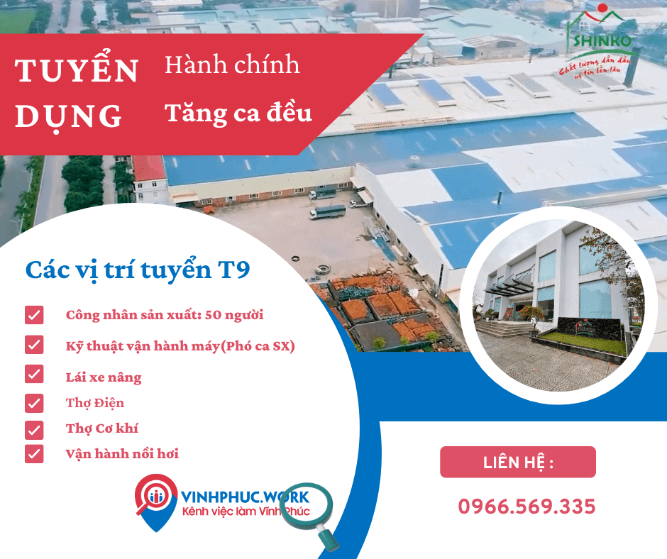 CÔNG TY CỔ PHẦN LIÊN DOANH SHINKO 3