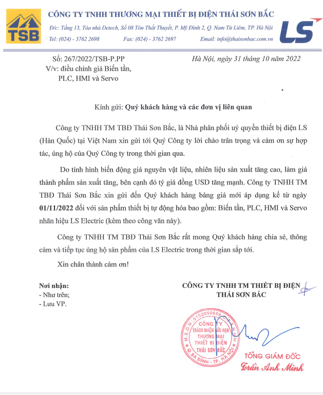 THIẾT BỊ ĐIỆN THÁI SƠN BẮC 5