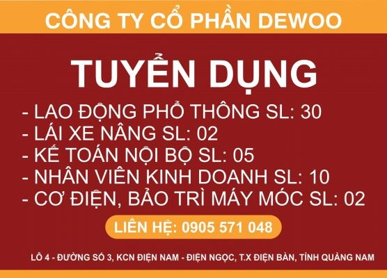 Công ty Cổ phần Dewoo 4