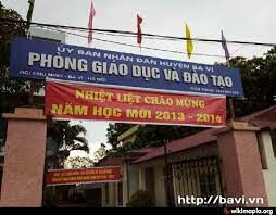 Phòng GDĐT Ba Vì 8