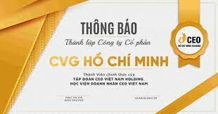Công Ty Cổ Phần Thương Mại Dịch Vụ CVG Hồ Chí Minh 7