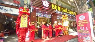 Hệ Thống Chuỗi Nhà Hàng Bún Chả Sinh Từ 1