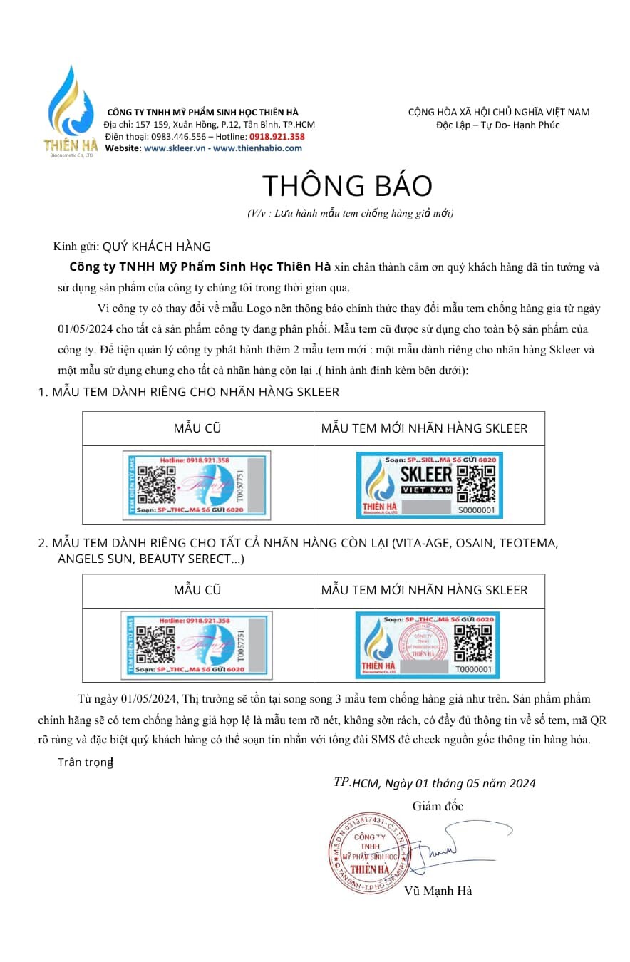 Mỹ Phẩm Sinh Học Thiên Hà 7