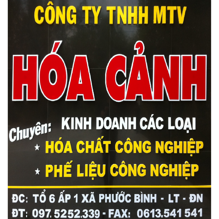 SẢN XUẤT THƯƠNG MẠI DỊCH VỤ HOÁ CẢNH 4