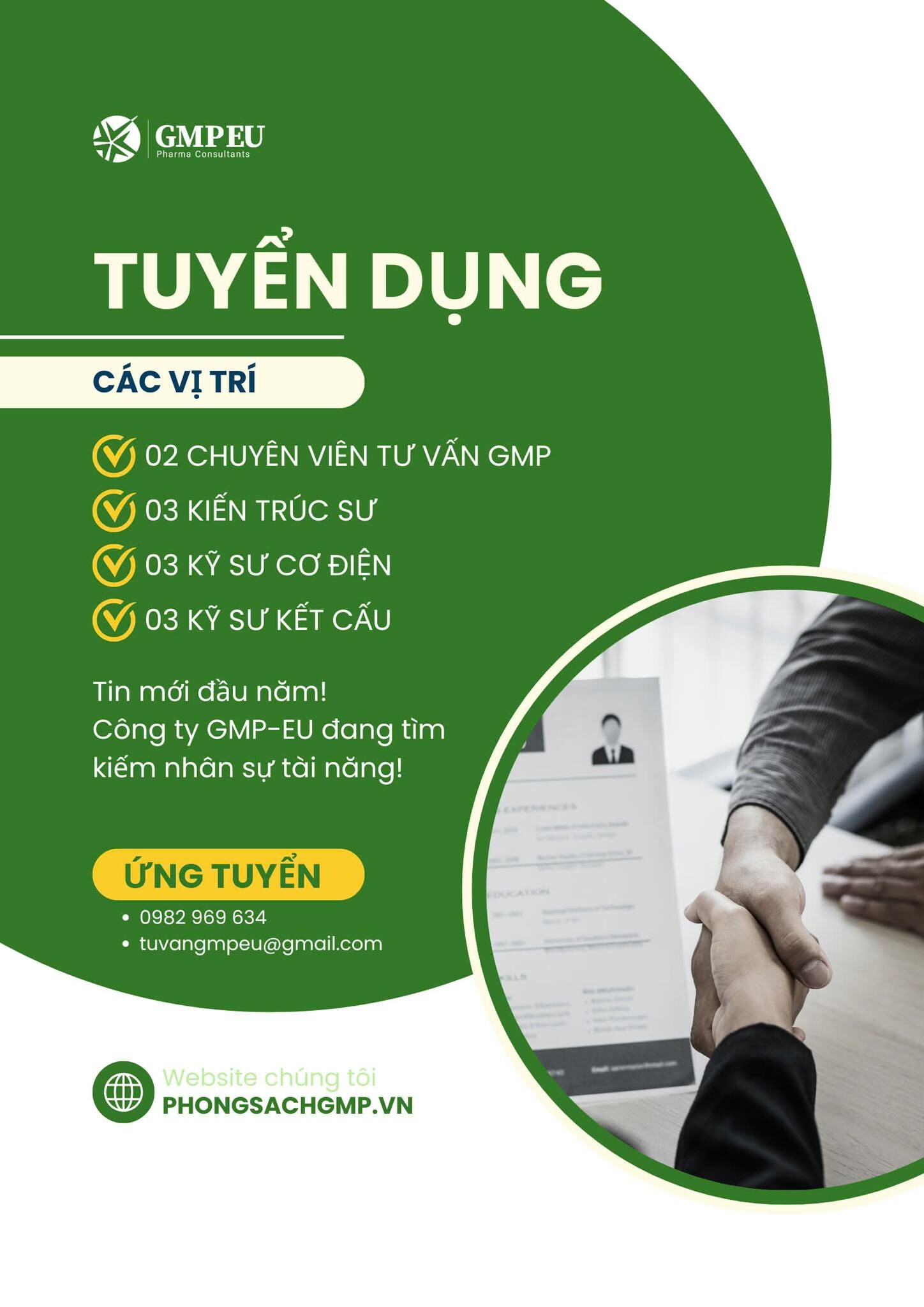 Tư vấn Thiết kế GMP-EU 2