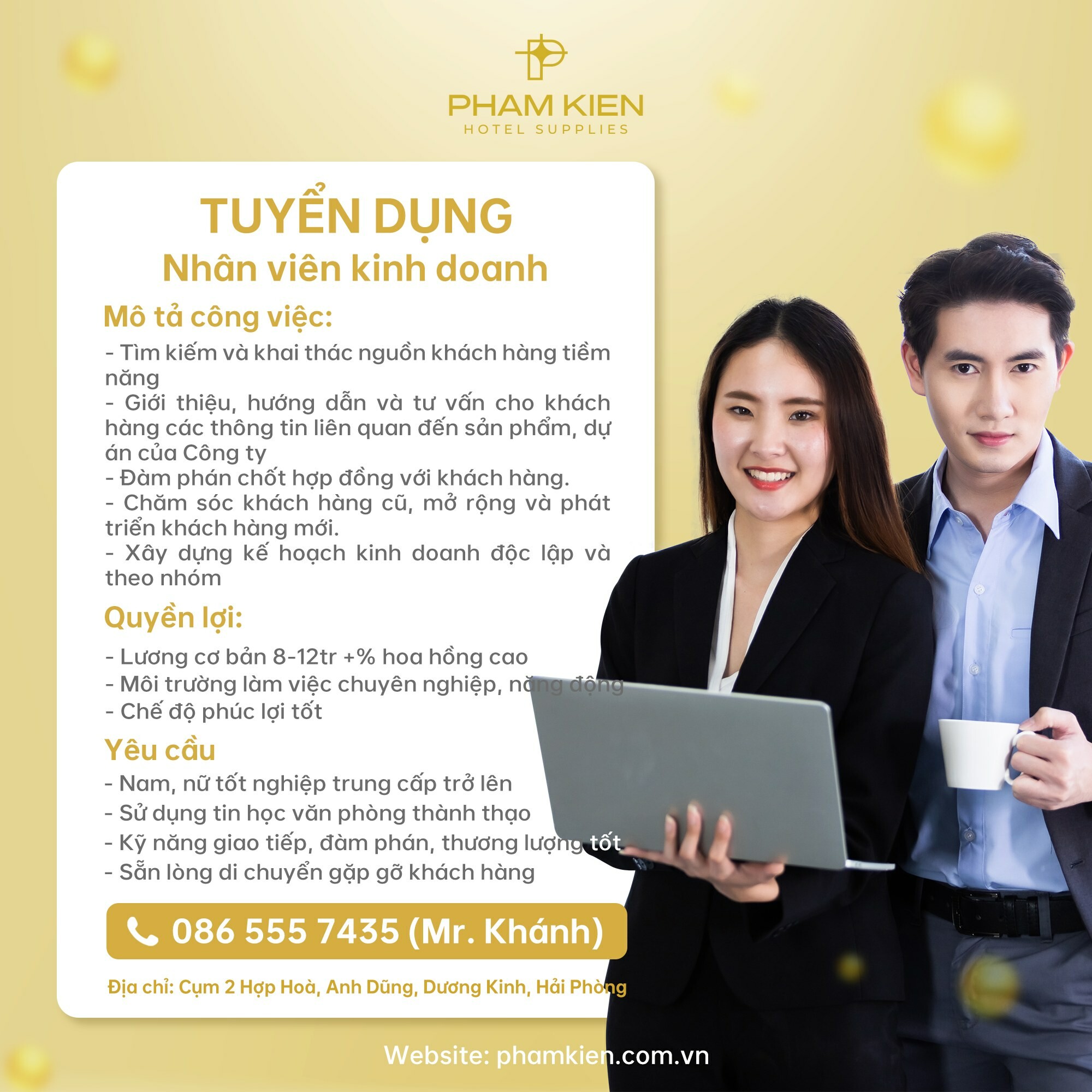 Thiết Bị Khách Sạn Phạm Kiên 8