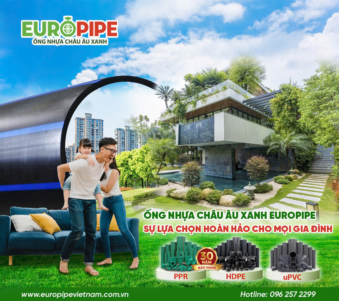 NHỰA CHÂU ÂU XANH 10