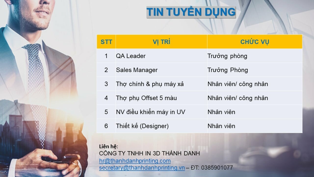 In 3D Thành Danh 10