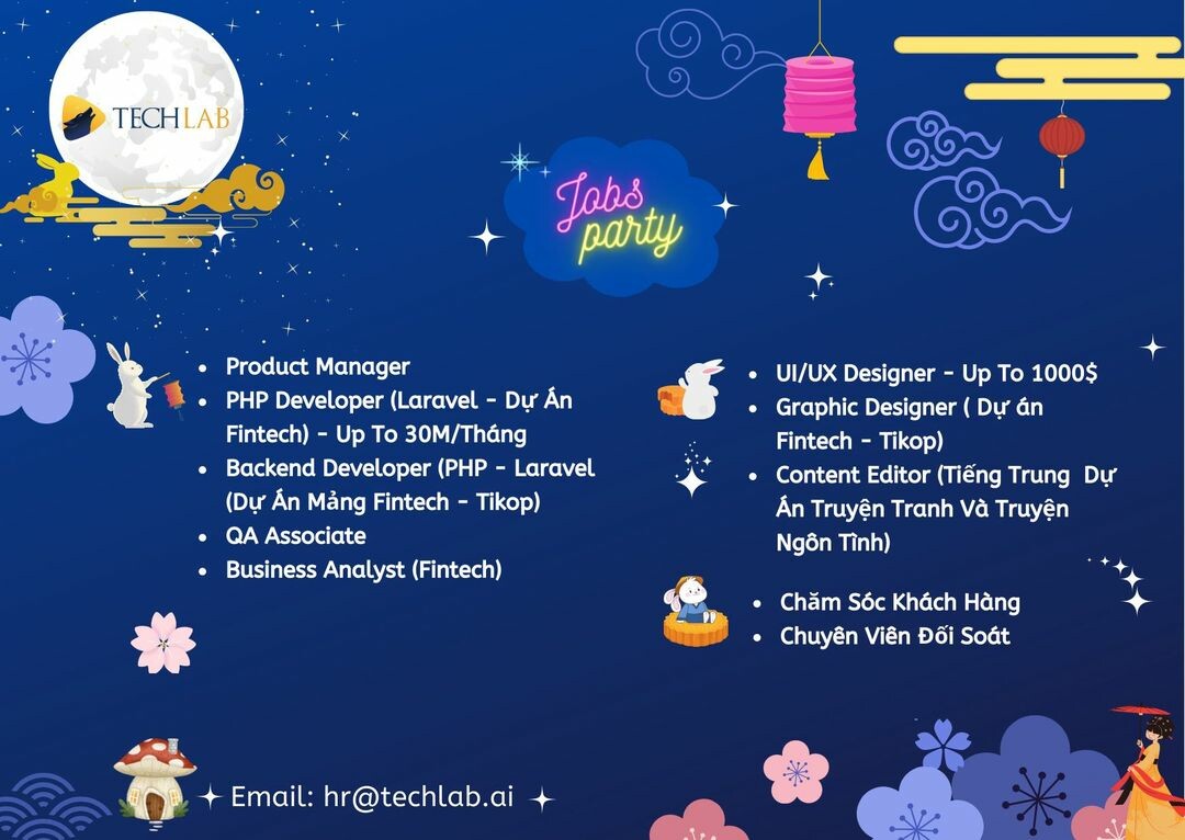 CÔNG TY CỔ PHẦN CÔNG NGHỆ TECHLAB 2