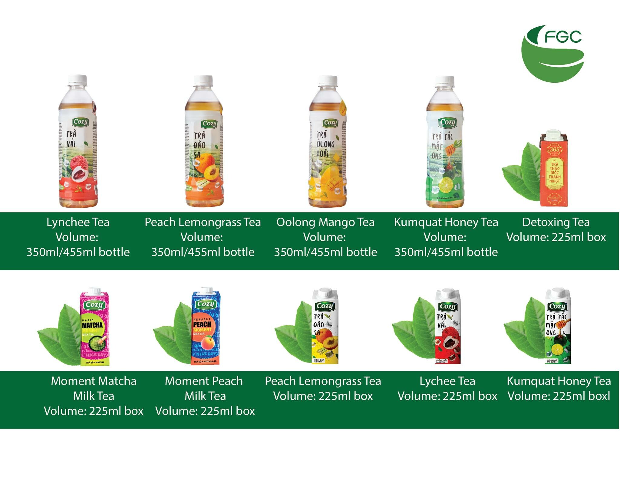 FGC Thương hiệu trà Cozy 1