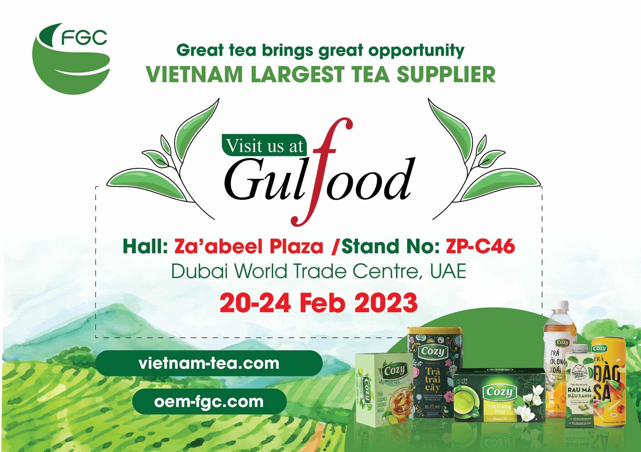 FGC Thương hiệu trà Cozy 2