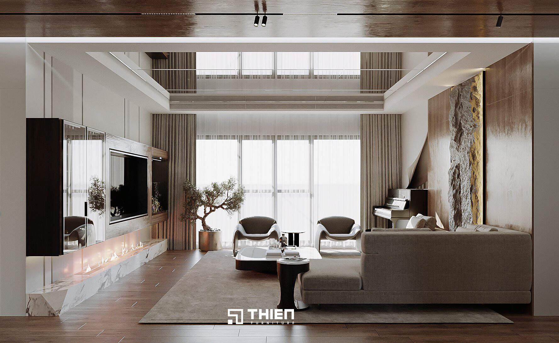 Thiết Kế Xây Dựng Nội Thất Thiên 1