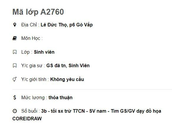 Gia sư Tiên Phong 8