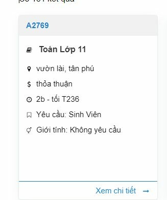 Gia sư Tiên Phong 6