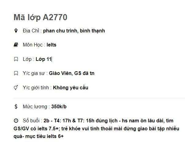Gia sư Tiên Phong 7