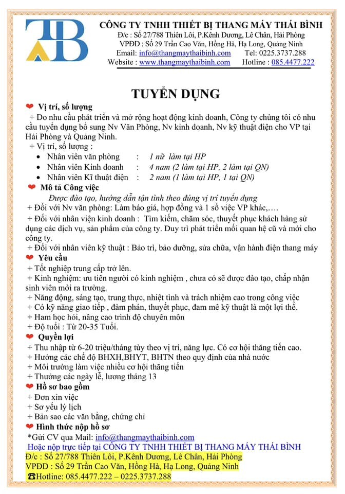 Thang Máy Thái Bình 5