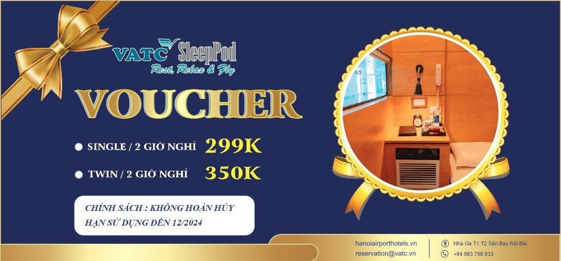 Du lịch Hàng không Việt Nam - Khách sạn VATC SleepPod 2