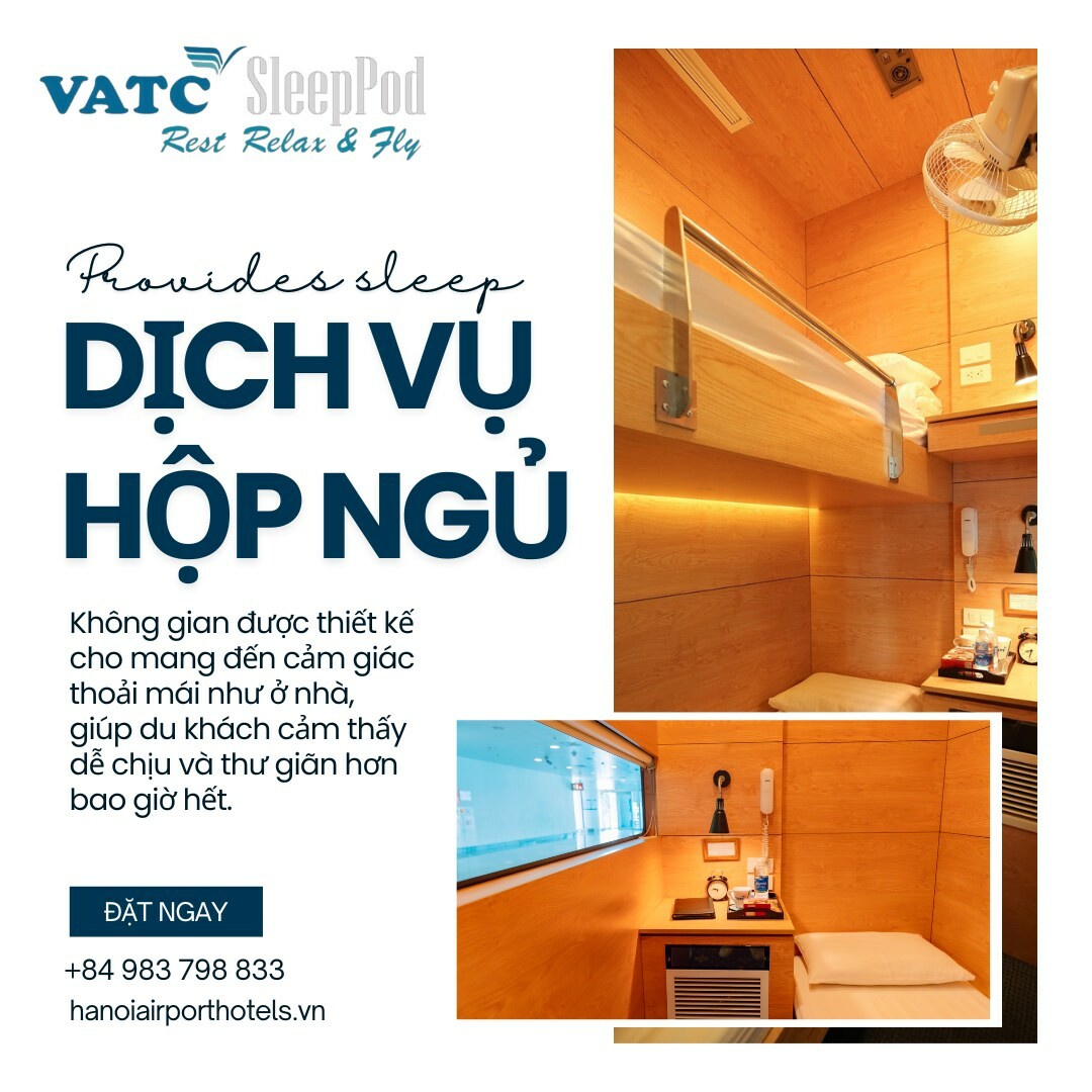 Du lịch Hàng không Việt Nam - Khách sạn VATC SleepPod 8