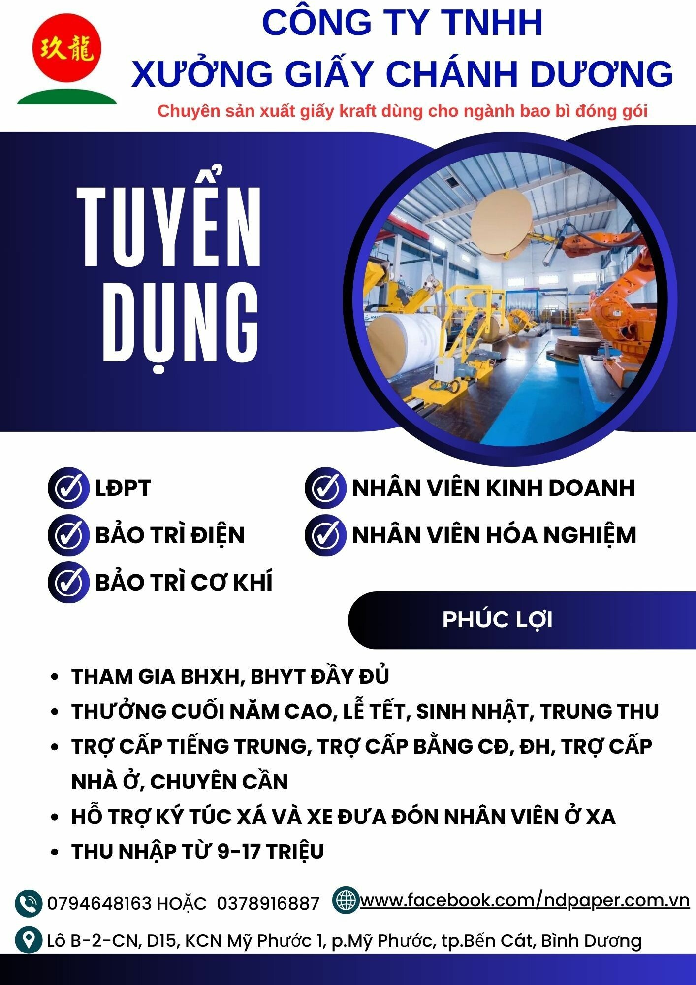 Xưởng Giấy Chánh Dương 9