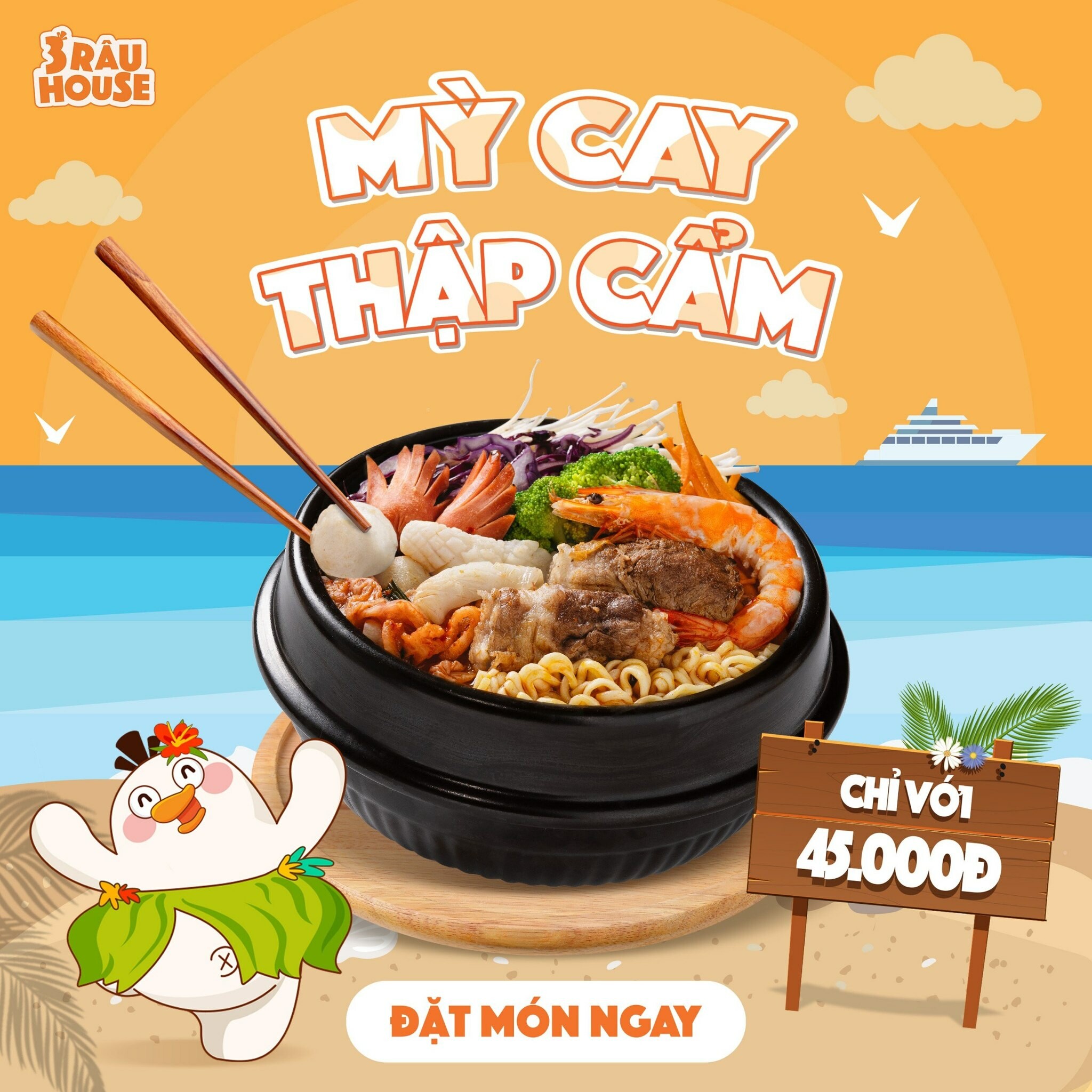 GÀ RÁN PIZZA TRÀ SỮA 3 RÂU 10