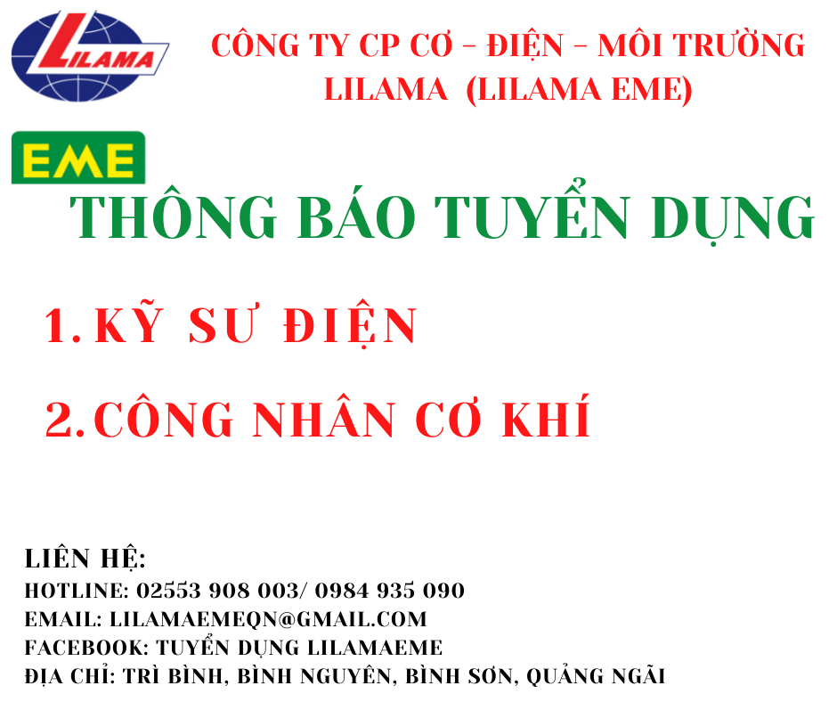 Cơ - Điện -  Môi trường LILAMA 5