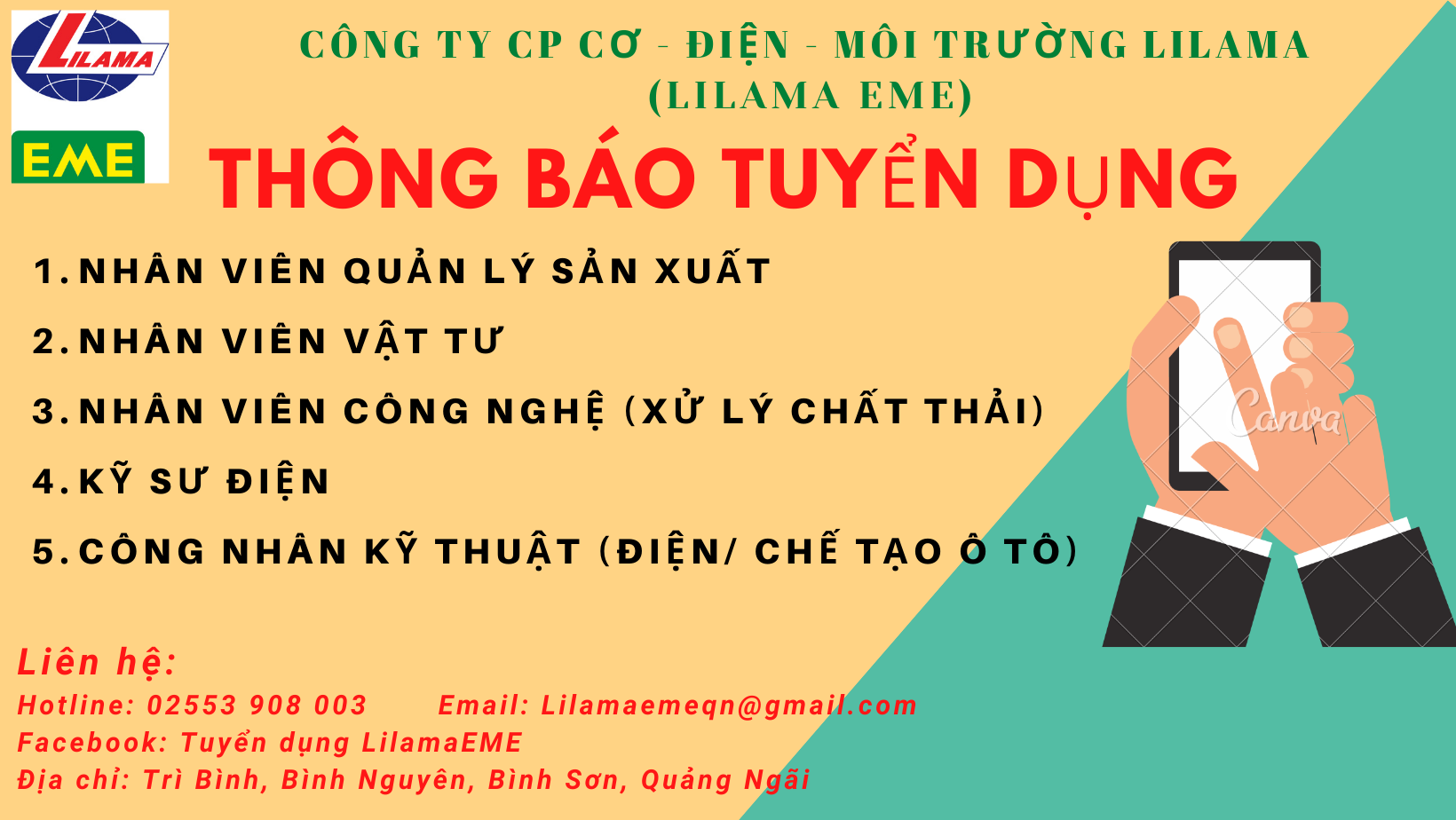 Cơ - Điện -  Môi trường LILAMA 4