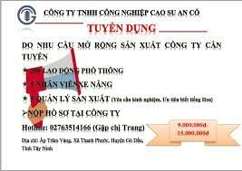 CÔNG NGHIỆP CAO SU AN CỐ 4