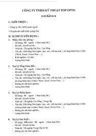 KỸ THUẬT TOP OPTO 5