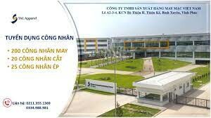 Công ty TNHH Sản xuất hàng may mặc Việt Nam 9