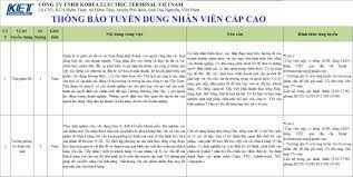 Korea Electric Terminal Vietnam 2