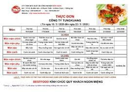 Suất ăn công nghiệp Thiên Hà 6