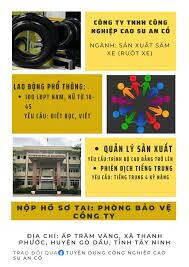 CÔNG NGHIỆP CAO SU AN CỐ 1