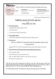 Nitto Denko Tape Marterials 3