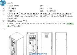 Công Ty Cổ Phần Phát Triển Kỹ Thuật Công Nghệ EDH 7