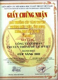Công ty Cổ Phần Truyền Thông Du Lịch Việt 1