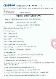 CS Bearing Việt Nam 2