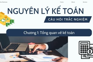 30 Câu hỏi trắc nghiệm: TỔNG QUAN VỀ KẾ TOÁN | Môn Nguyên lý kế toán | UFM (2025)