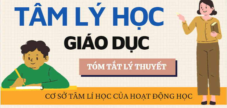Cơ sở Tâm lí học của hoạt động học | Tóm tắt lý thuyết Tâm lý học giáo dục | HNUE (2025)