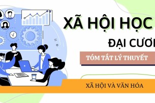 Xã hội và văn hóa | Tóm tắt lý thuyết Xã hội học đại cương | VNU (2025)