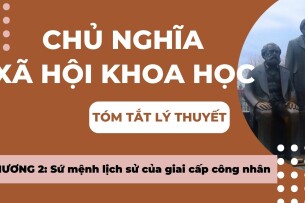 Sứ mệnh lịch sử của giai cấp công nhân | Tóm tắt lý thuyết Chủ nghĩa xã hội khoa học | DUE (2025)