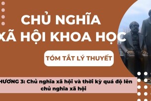 Chủ nghĩa xã hội và thời kỳ quá độ lên chủ nghĩa xã hội | Tóm tắt lý thuyết Chủ nghĩa xã hội khoa học | DUE (2025)