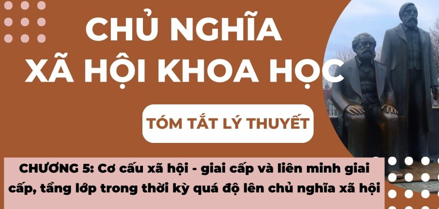 Cơ cấu xã hội - giai cấp và liên minh giai cấp, tầng lớp trong thời kỳ quá độ lên chủ nghĩa xã hội | Tóm tắt lý thuyết Chủ nghĩa xã hội khoa học | DUE (2025)