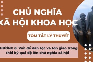 Vấn đề dân tộc và tôn giáo trong thời kỳ quá độ lên chủ nghĩa xã hội | Tóm tắt lý thuyết Chủ nghĩa xã hội khoa học | DUE (2025)